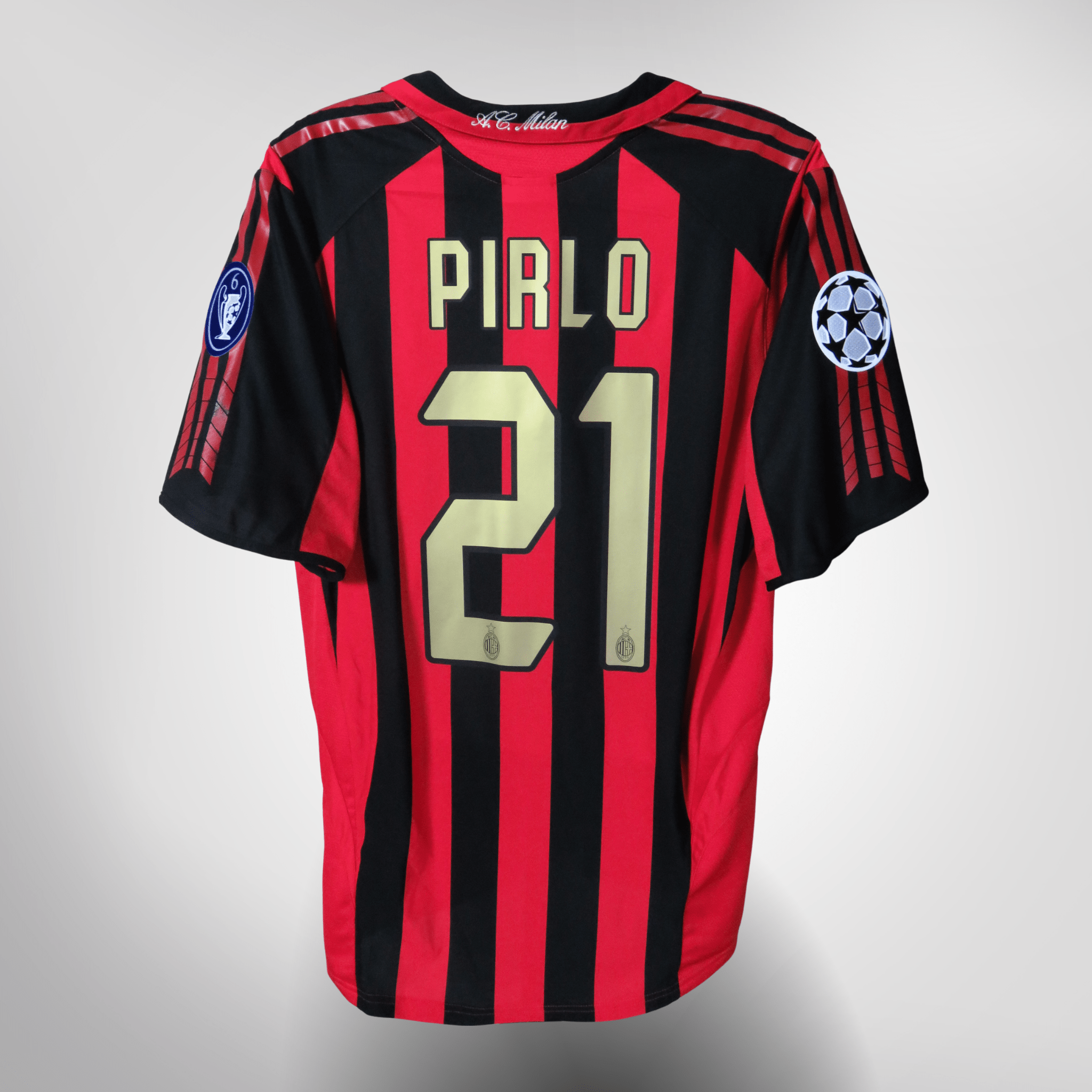 AC Milan 2005-06 Home Pirlo #21 Shirt M – Nostalgic Football Shirts AC Milan 2005-06 Home Pirlo #21 Shirt M – Nostalgic Football Shirts