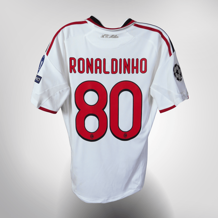 AC Milan 2009-10 Away Ronaldinho #80 Shirt S