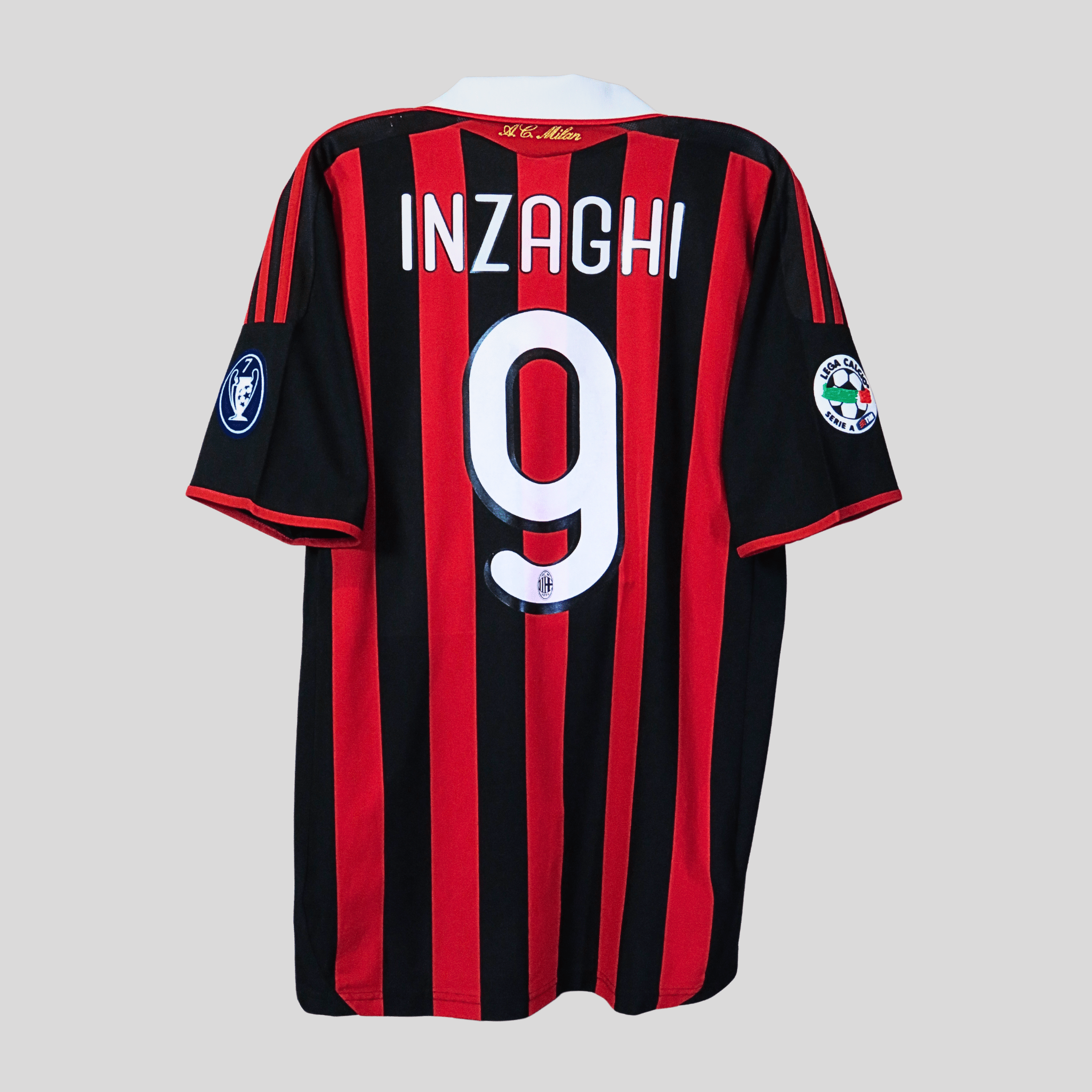 AC Milan 2009-10 Home Inzaghi #9 Shirt M – Nostalgic Football Shirts AC Milan 2009-10 Home Inzaghi #9 Shirt M – Nostalgic Football Shirts