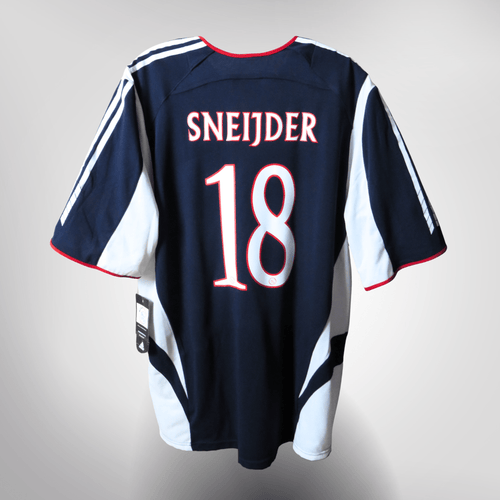 Vintage Ajax 2005-2006 Away football shirt with Sneijder 18 print, size XXL, brand new with tags | Nostalgic Football Shirts