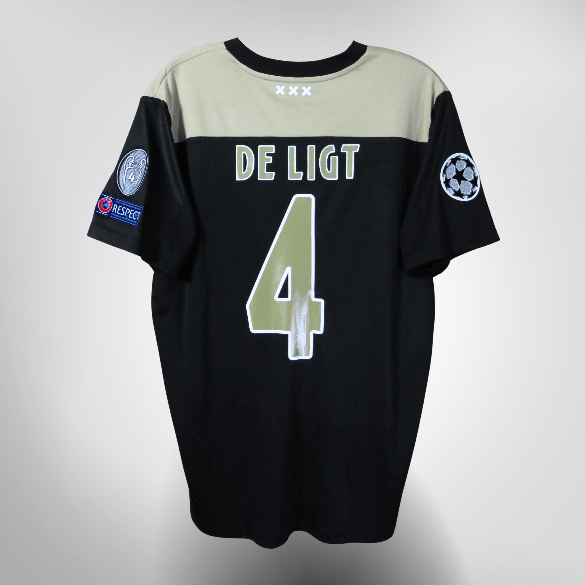 Ajax 2018-19 Away De Ligt #4 Shirt XL – Nostalgic Football Shirts
