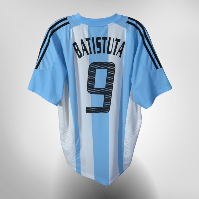 Argentina 2002-04 Home Batistuta #9 Shirt XL