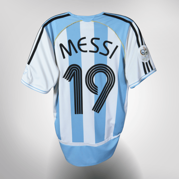 Argentina 2006-07 Home Messi #19 Shirt S