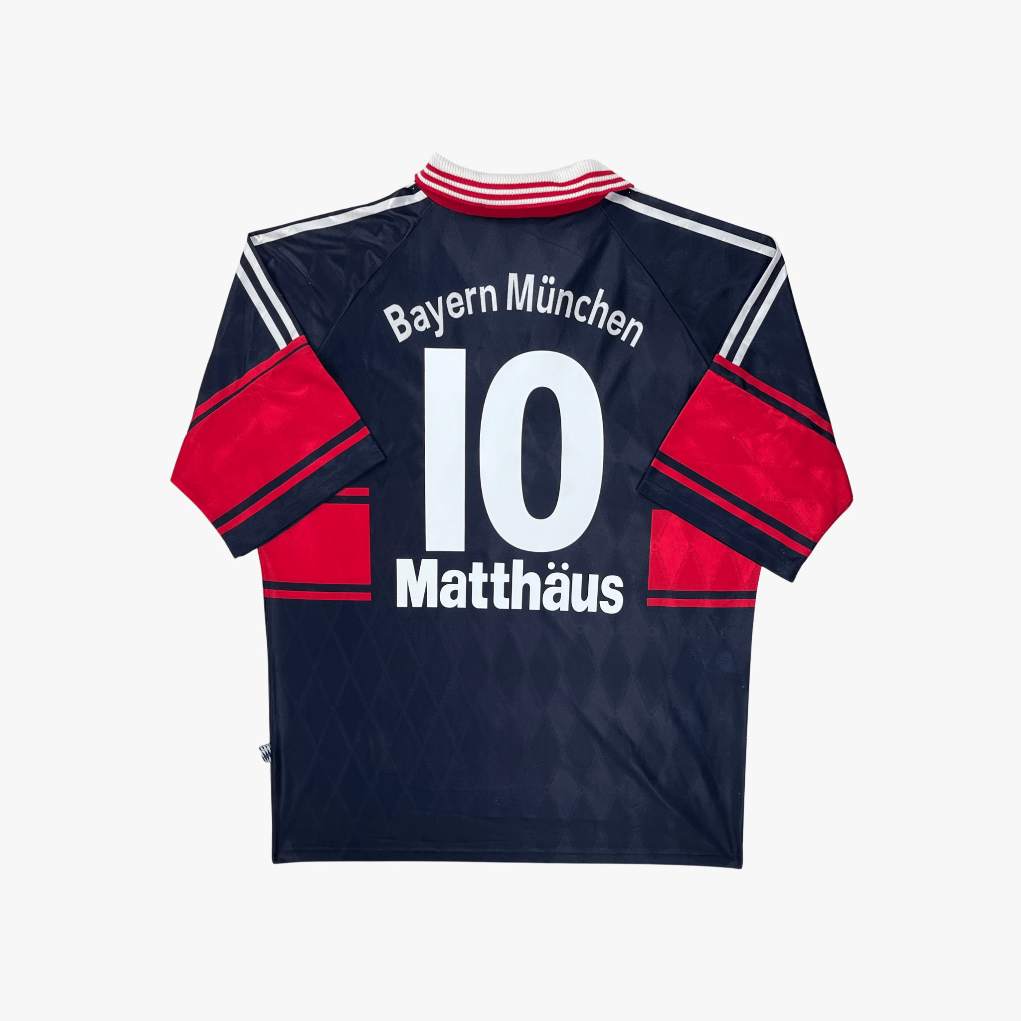 ゆ*様  FC Bayern 10 Matthäus ユニフォーム Bayern Munich 1997-99 Home Matthäus #10 Shirt XL – Nostalgic