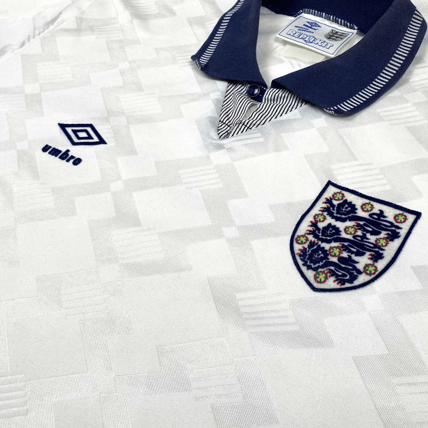 England 1990-92 Home Shirt L