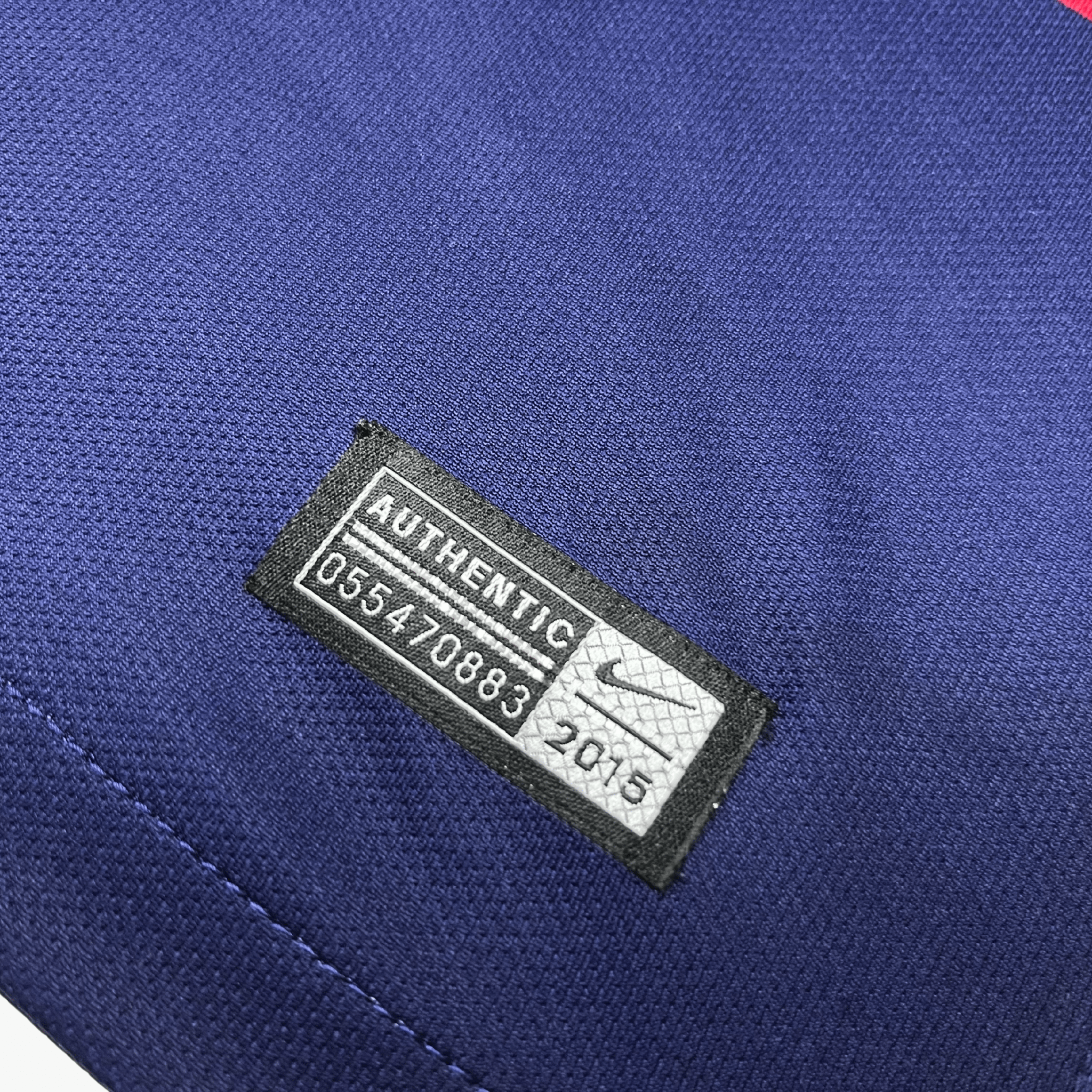 FC Barcelona 2015-16 Home Messi #10 Shirt XL