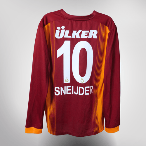 Vintage Galatasaray 2014-2015 Home longsleeve football shirt with Sneijder 10 print, size M | Nostalgic Football Shirts