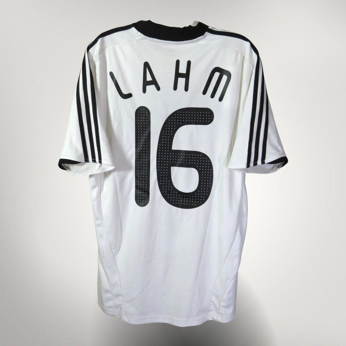 Vintage Germany 2008-2009 Home football shirt with Lahm 16 print, size S, product code 613200 | Nostalgic Football Shirts