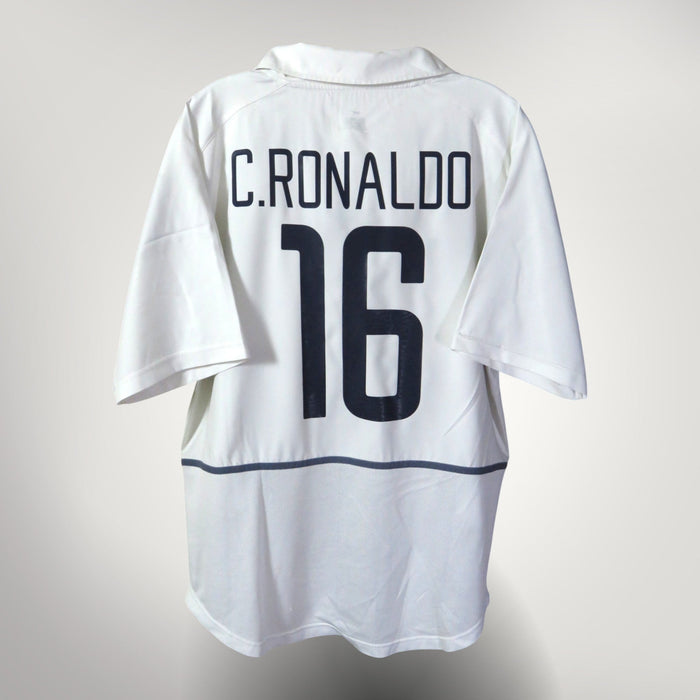 Portugal 2002-04 Away Ronaldo #16 Shirt L
