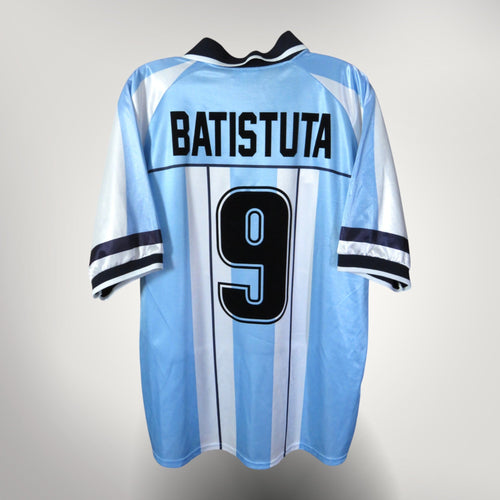 Argentina 2000-01 Home Batistuta #9 Shirt L