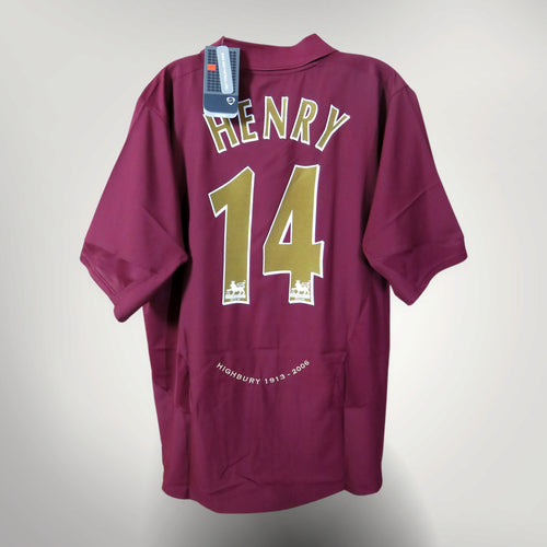 Arsenal 2005-2006 Home Player Issue shirt, Henry 14, Nike, size XL | Nostalgic Football Shirts