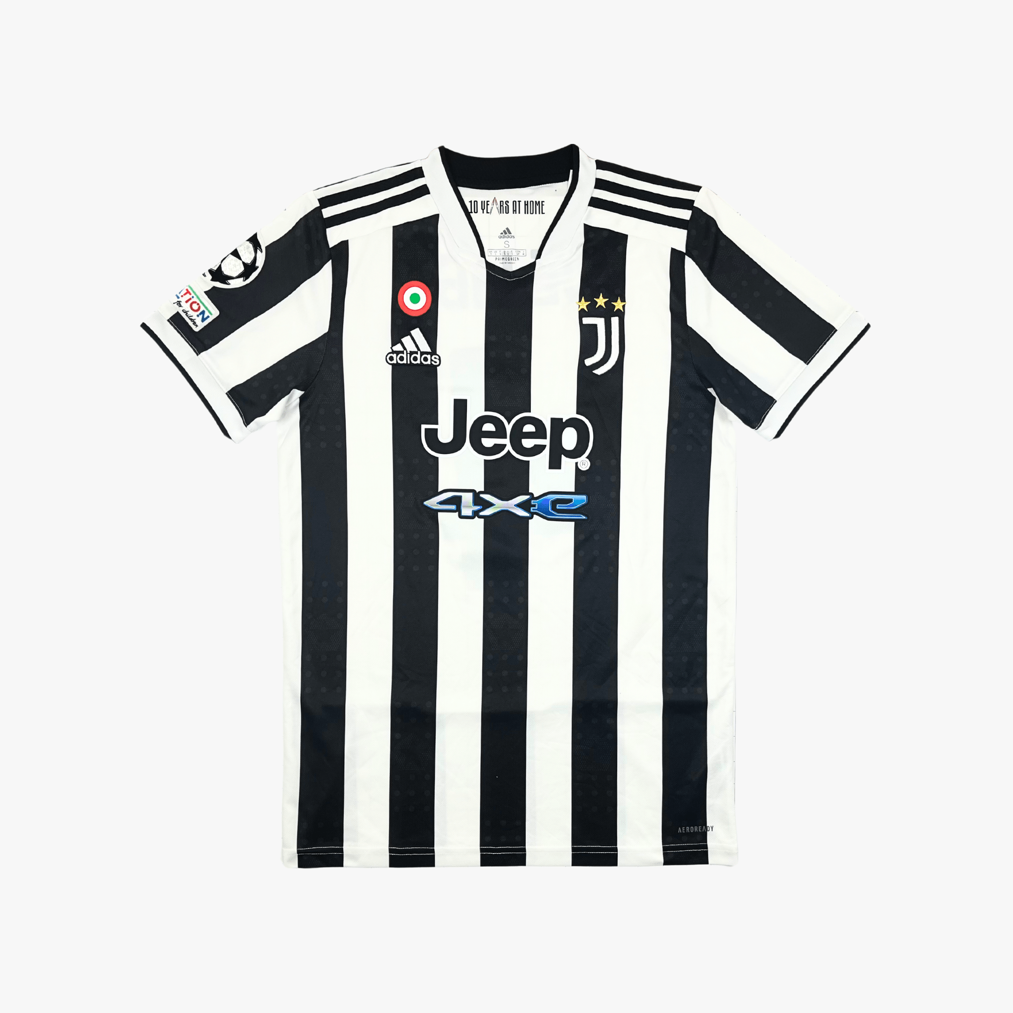 Juventus 2021-22 Home De Ligt #4 Shirt S