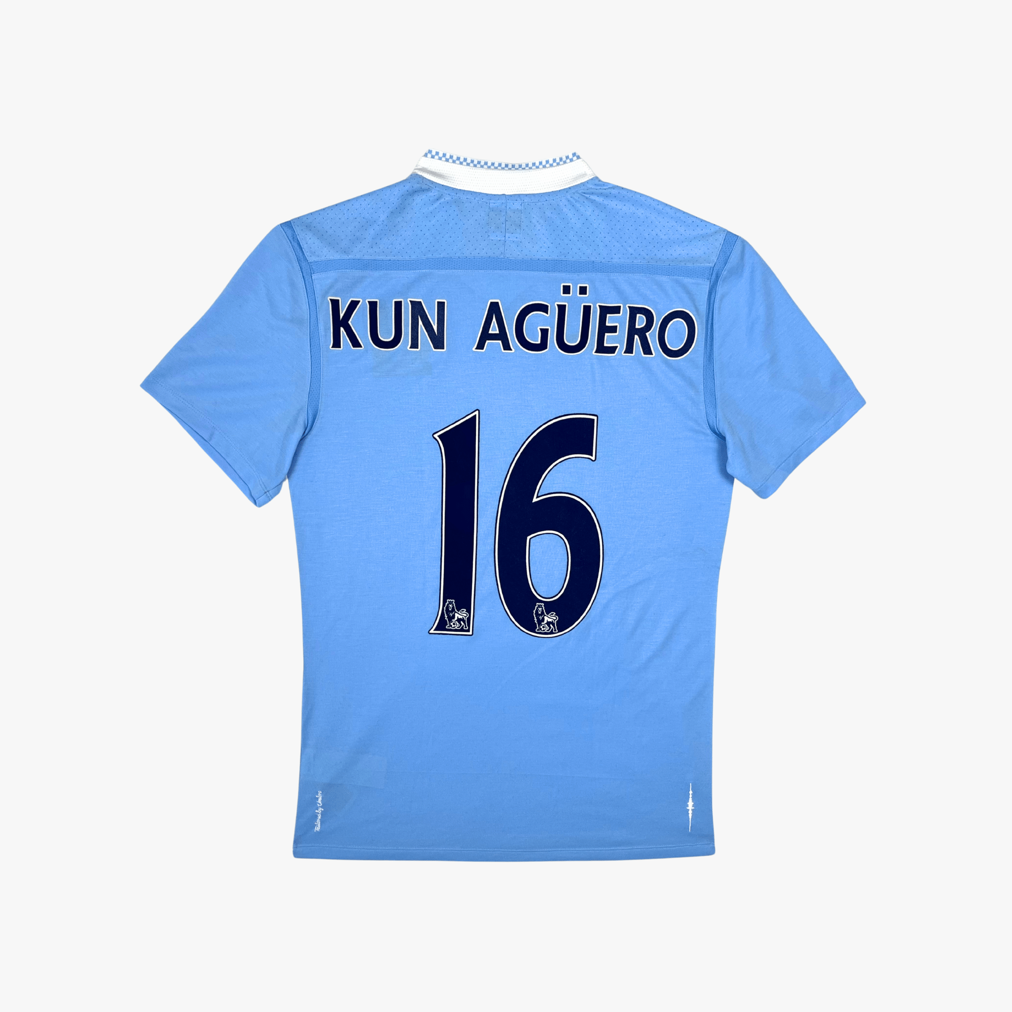 Manchester City 2011-12 Home Agüero #16 Shirt L