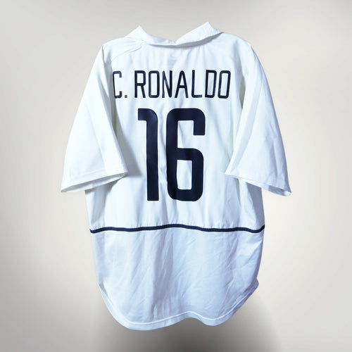 Portugal 2002-2004 Away shirt, Ronaldo 16, Nike, size XL, product code 182232 | Nostalgic Football Shirts