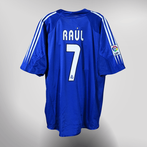 Vintage Real Madrid 2004-2005 Third football shirt with Raul 7 print, size XL | Nostalgic Football Shirts