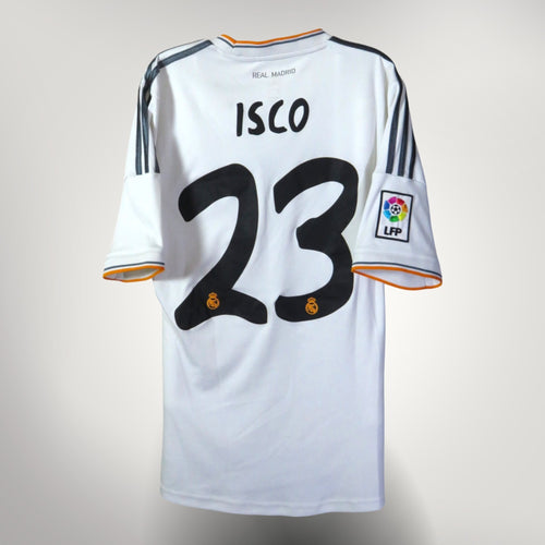 Vintage Real Madrid 2013-2014 Home football shirt with Isco 23 print, size S, product code Z29356 | Nostalgic Football Shirts