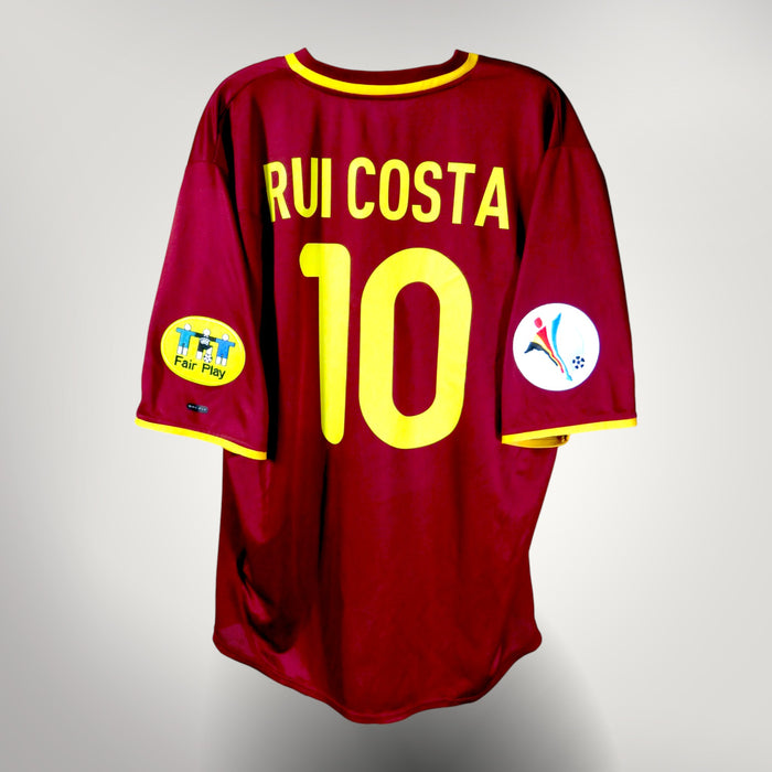 Portugal 2000-02 Home Rui Costa #10 Shirt XL
