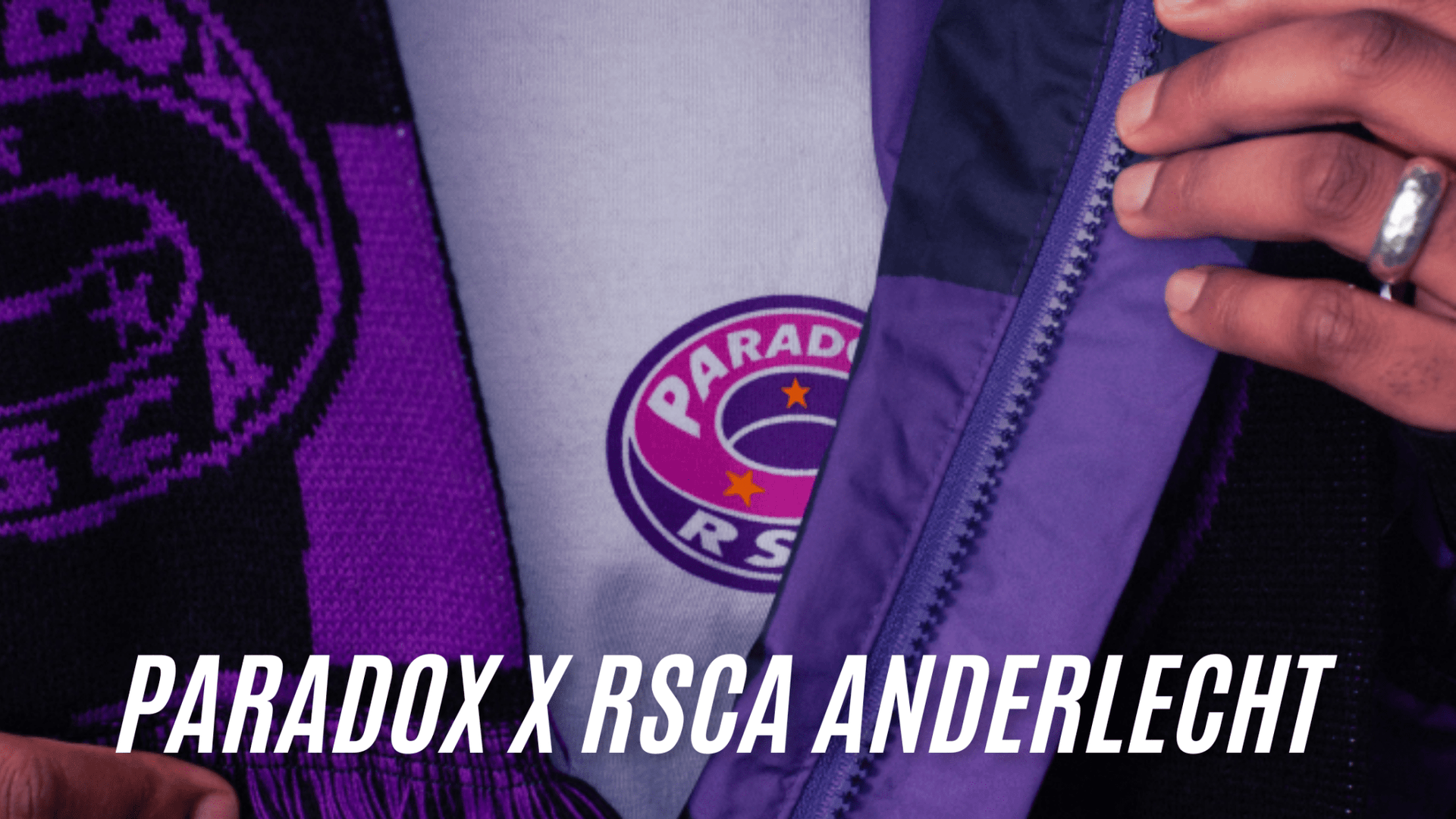 Collab Paradox Brussels and RSC Anderlecht – Nostalgic Football Shirts, image size:1920x1080