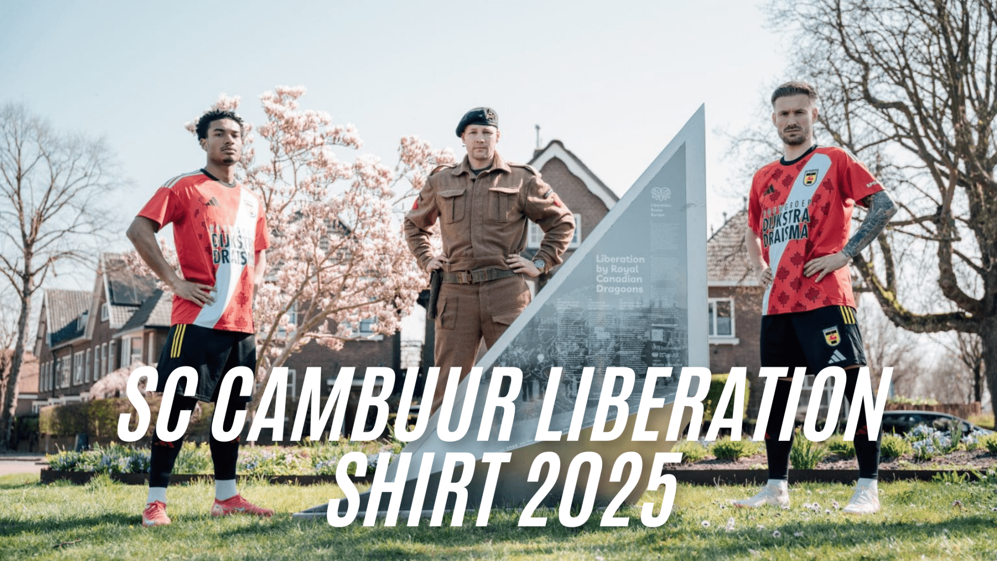 Cambuur Bevrijdingsshirt Spelers en Soldaat Nostalgic Football Shirts