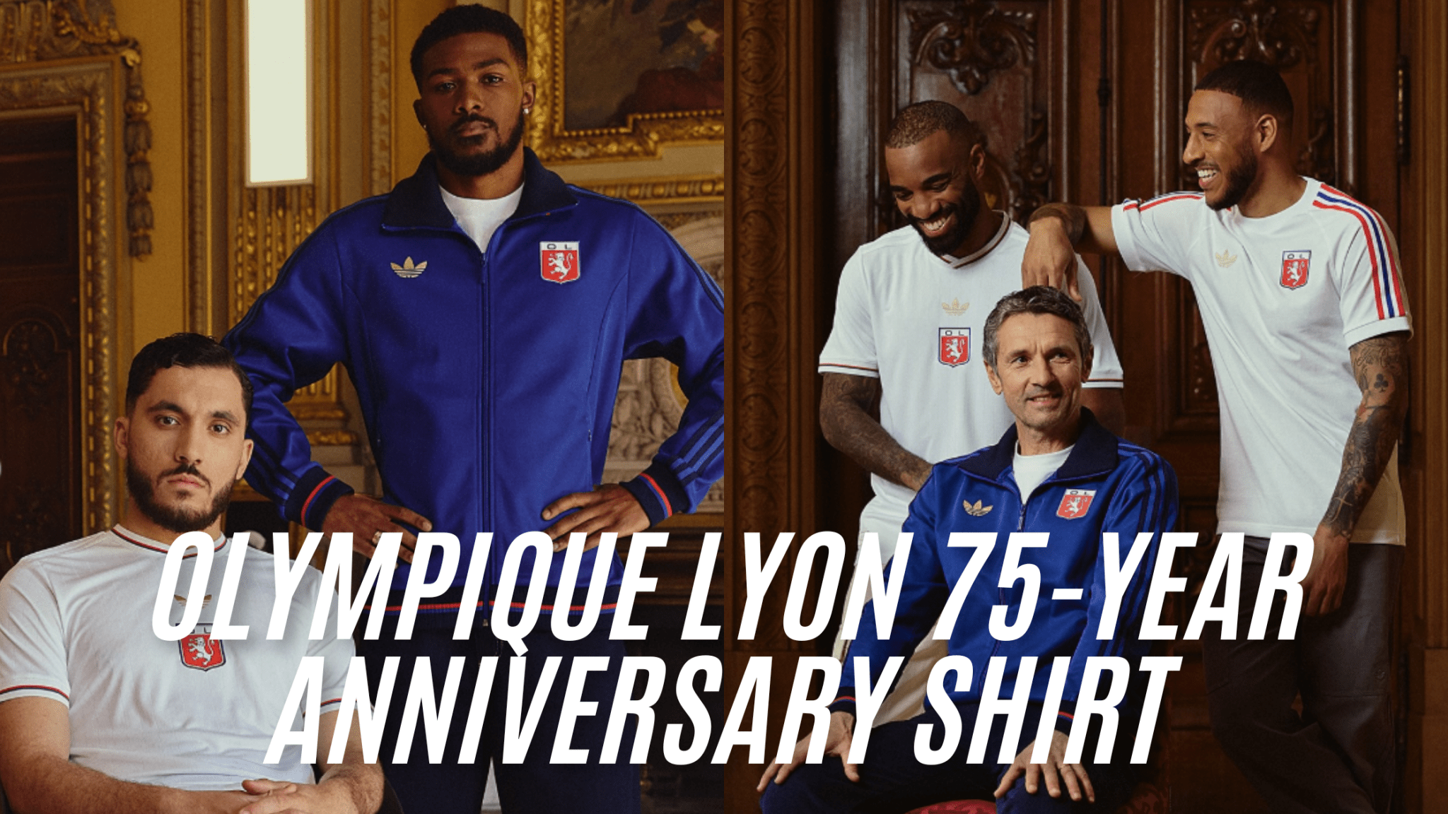Olympique Lyon 75-Year Anniversary Shirt