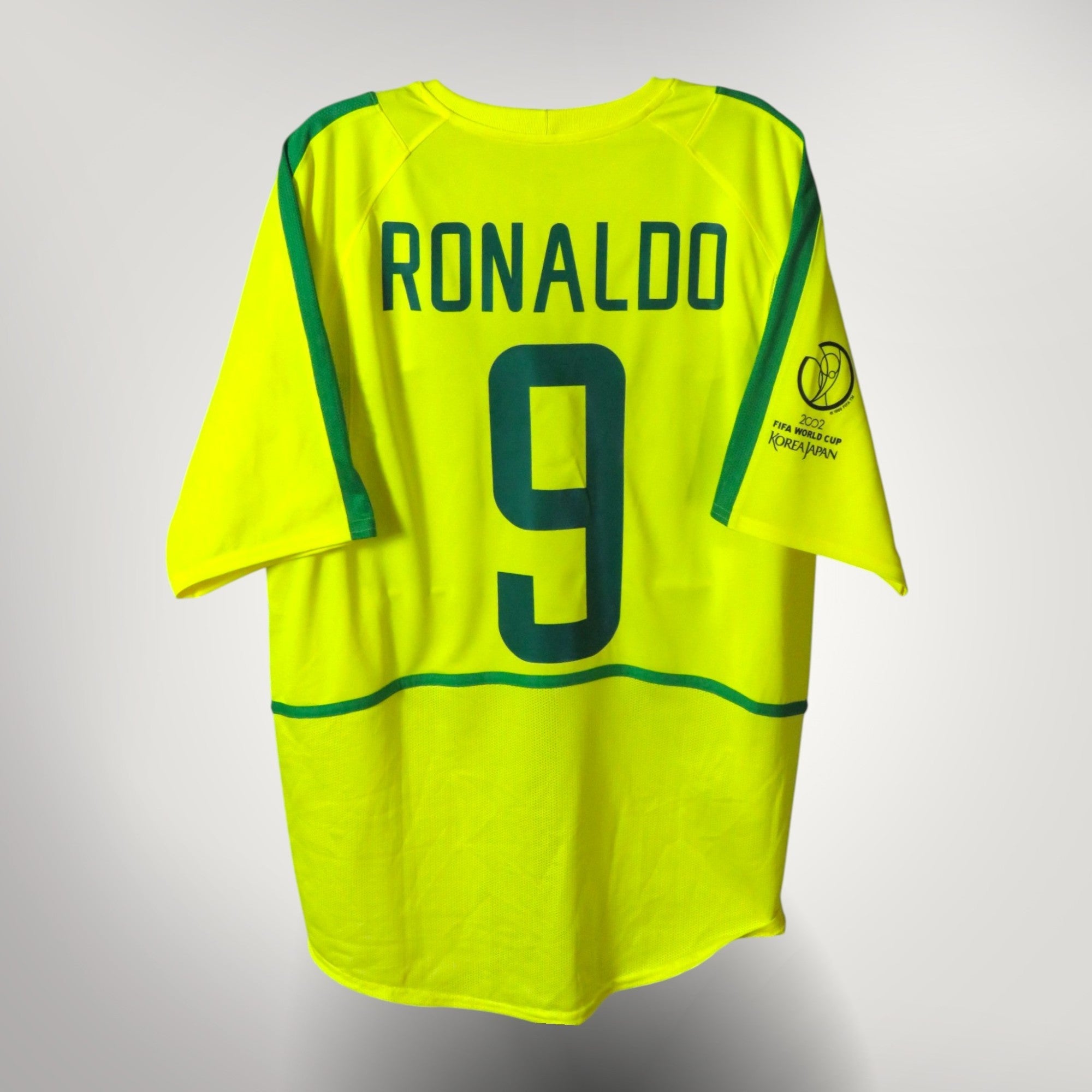 Brazil 2002-04 Home Ronaldo #9 Shirt S