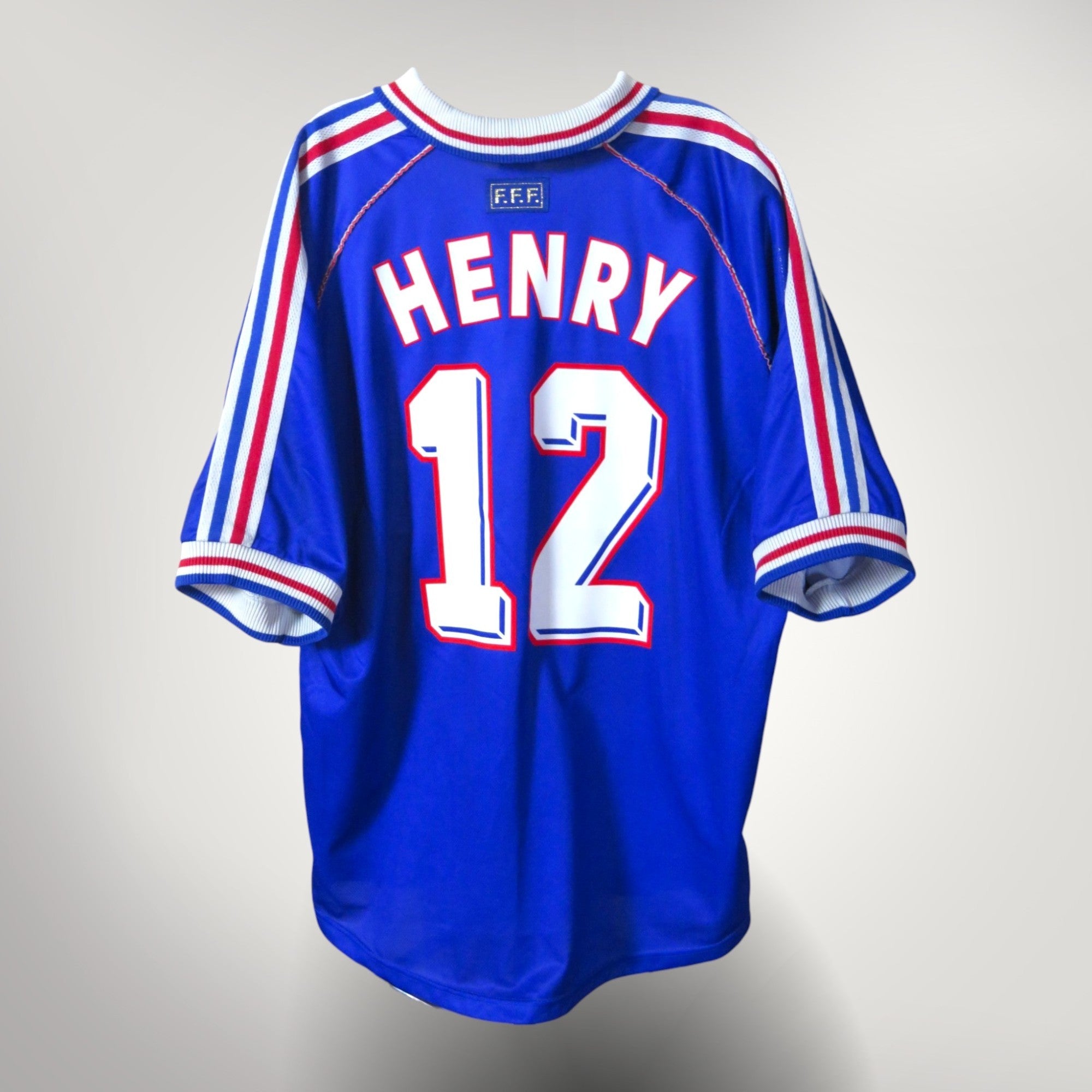 France 1998-2000 Home Henry #12 Shirt XL
