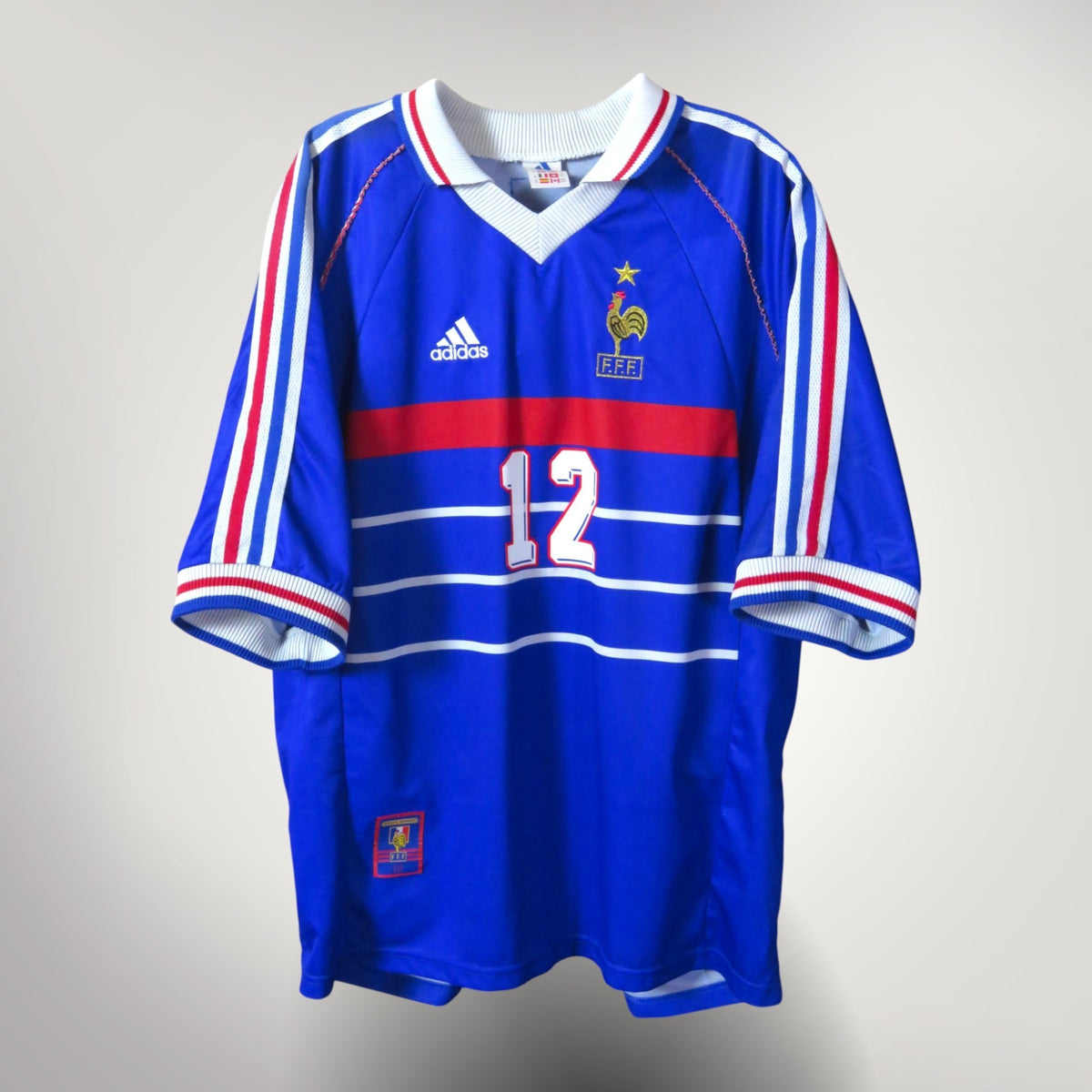 France 1998-2000 Home Henry #12 Shirt XL