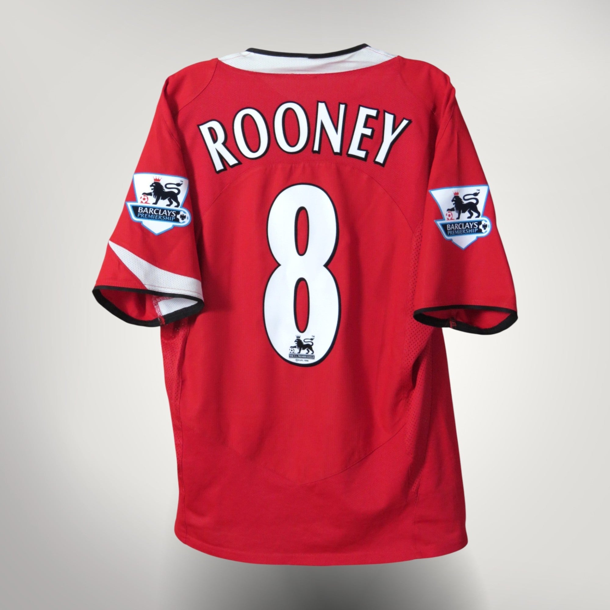 Manchester United 2004-06 Home Rooney #8 Shirt M