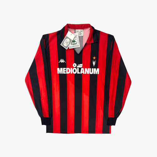 Vintage AC Milan 1989-1990 football shirt, size XL | Nostalgic Football Shirts