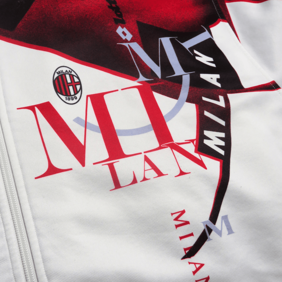 Authentic Lotto AC Milan 1993-1994 training jacket, size M | Nostalgic Football Shirts