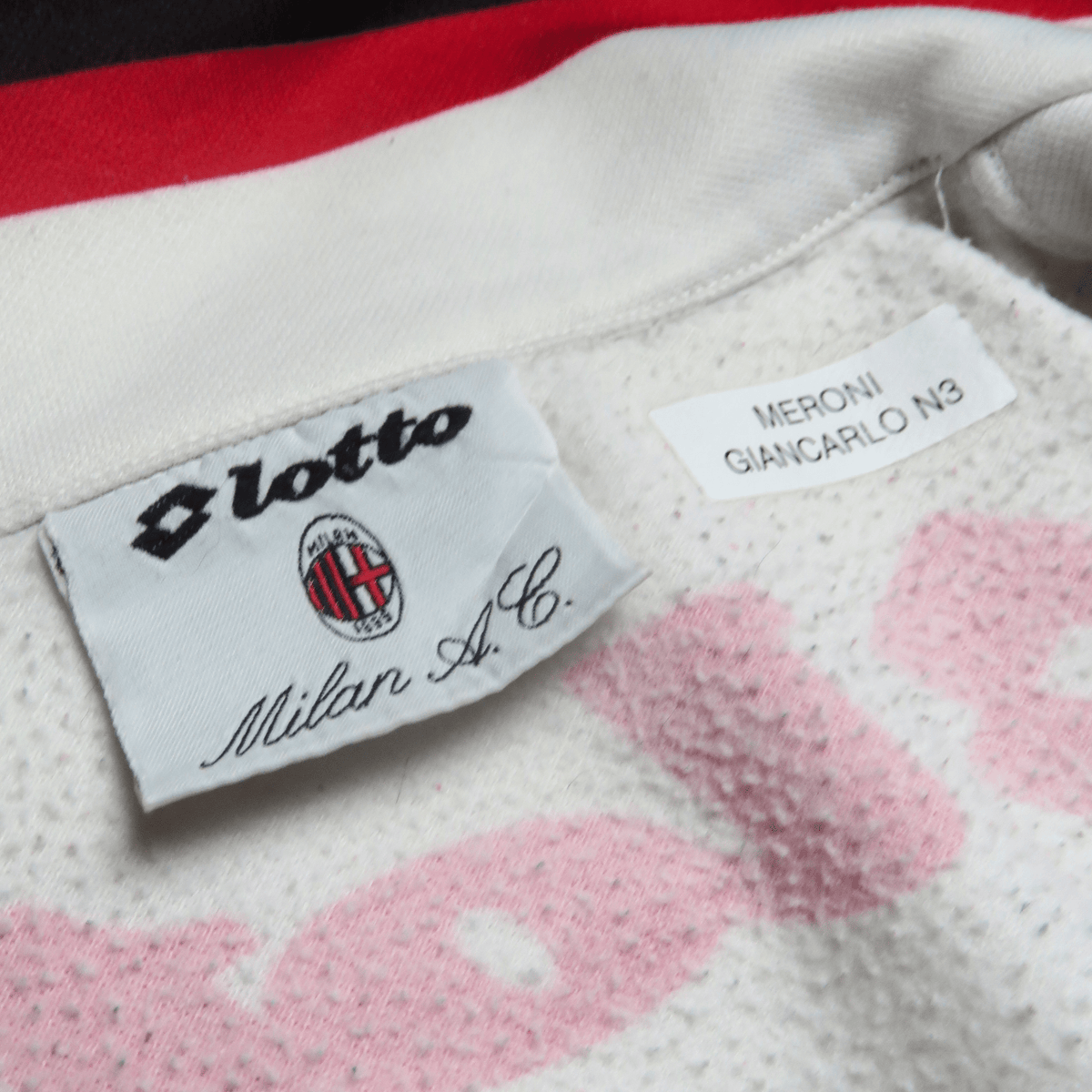 Retro AC Milan 1993-1994 training jacket by Lotto, size M | Nostalgic Football Shirts