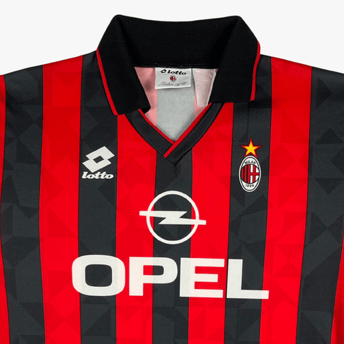 Authentic Lotto AC Milan 1995-1996 Home shirt, size XL | Nostalgic Football Shirts