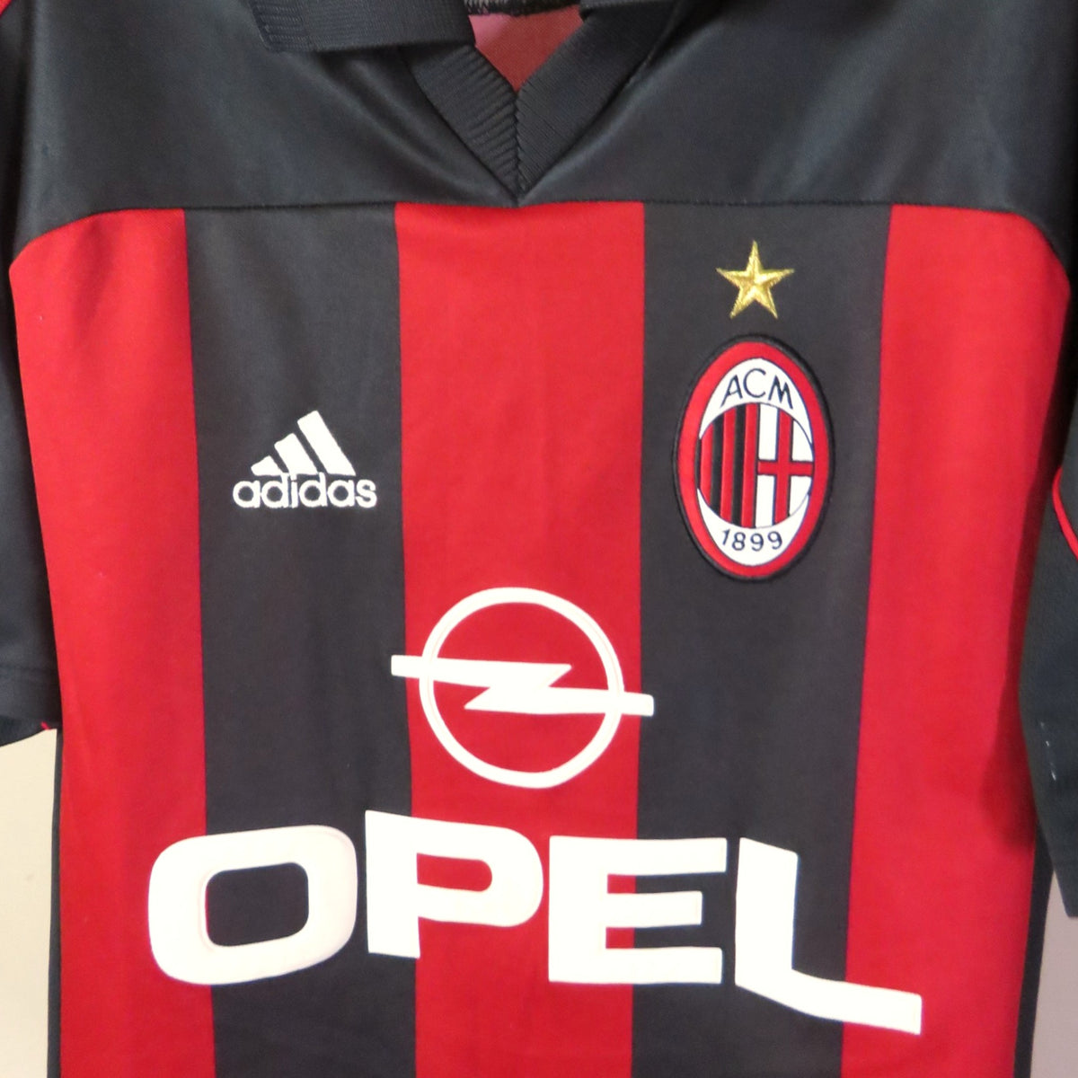 Original AC Milan 2000-2002 Home football shirt, size S, Maldini 3, product code 685348 | Nostalgic Football Shirts