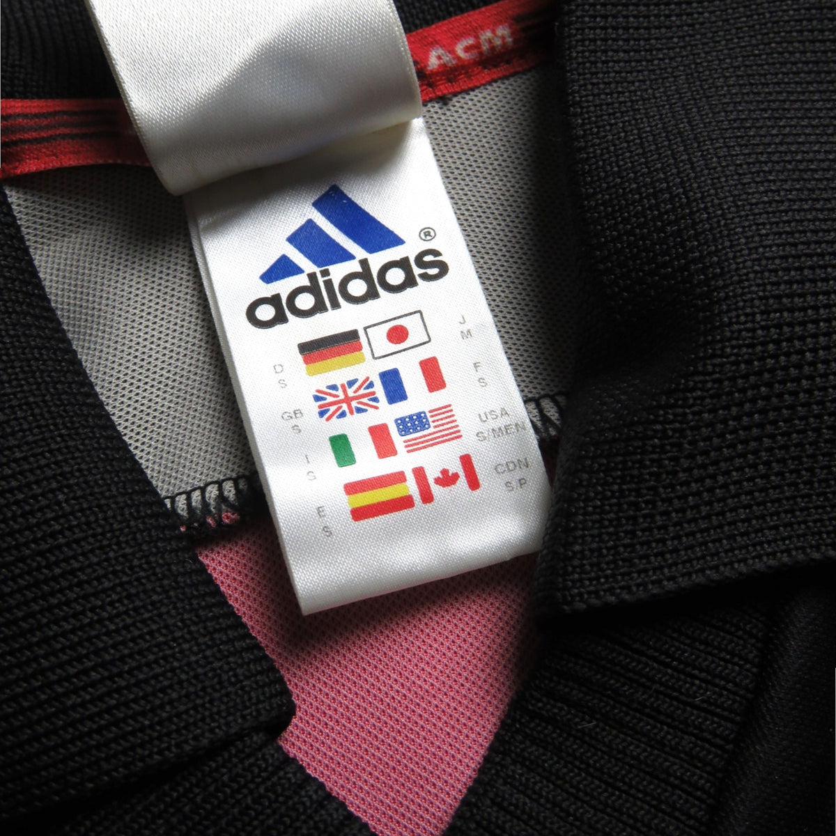 Retro AC Milan 2000-2002 Home football jersey by Adidas, Maldini 3, size S, product code 685348 | Nostalgic Football Shirts