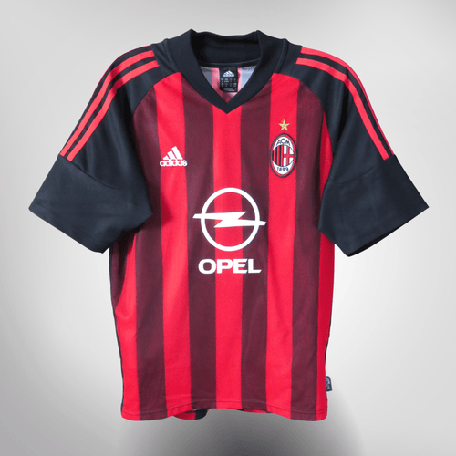 Authentic Adidas AC Milan 2002-2003 Home shirt, Seedorf 20 on the back, size S | Nostalgic Football Shirts