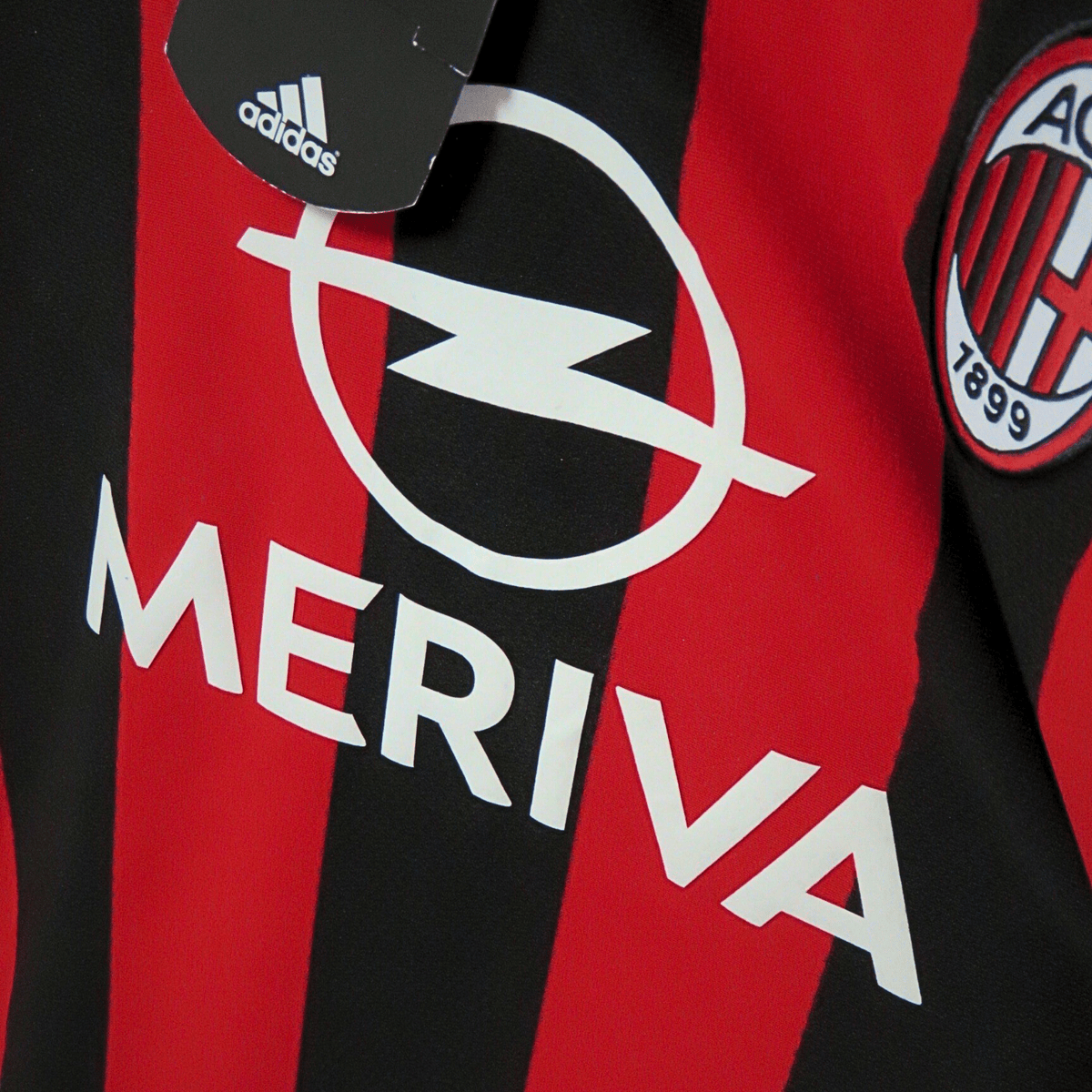 Original AC Milan 2003-2004 Home football shirt, size L, Kaka 22, product code 022245 | Nostalgic Football Shirts