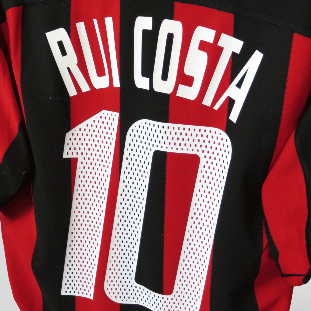 Retro AC Milan 2003-2004 Home football jersey by Adidas, Rui Costa 10, size S | Nostalgic Football Shirts