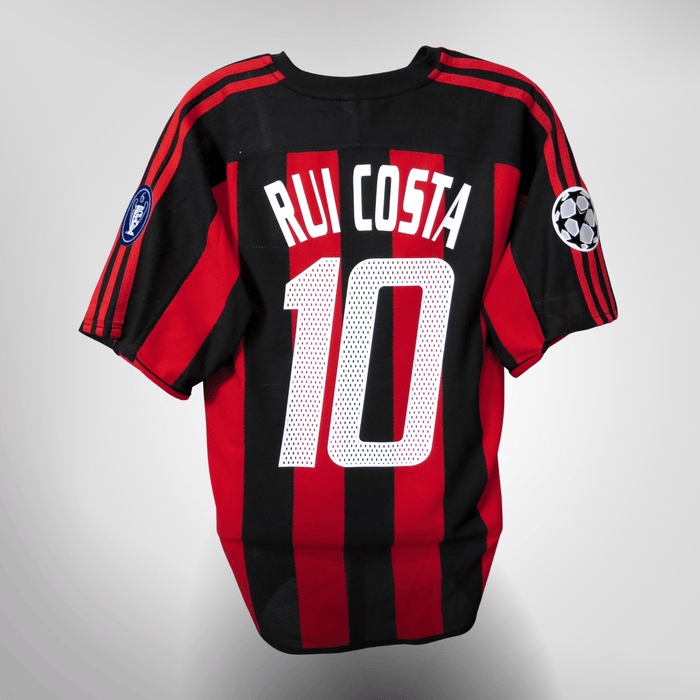 Vintage AC Milan 2003-2004 Home football shirt with Rui Costa 10 print, size S | Nostalgic Football Shirts