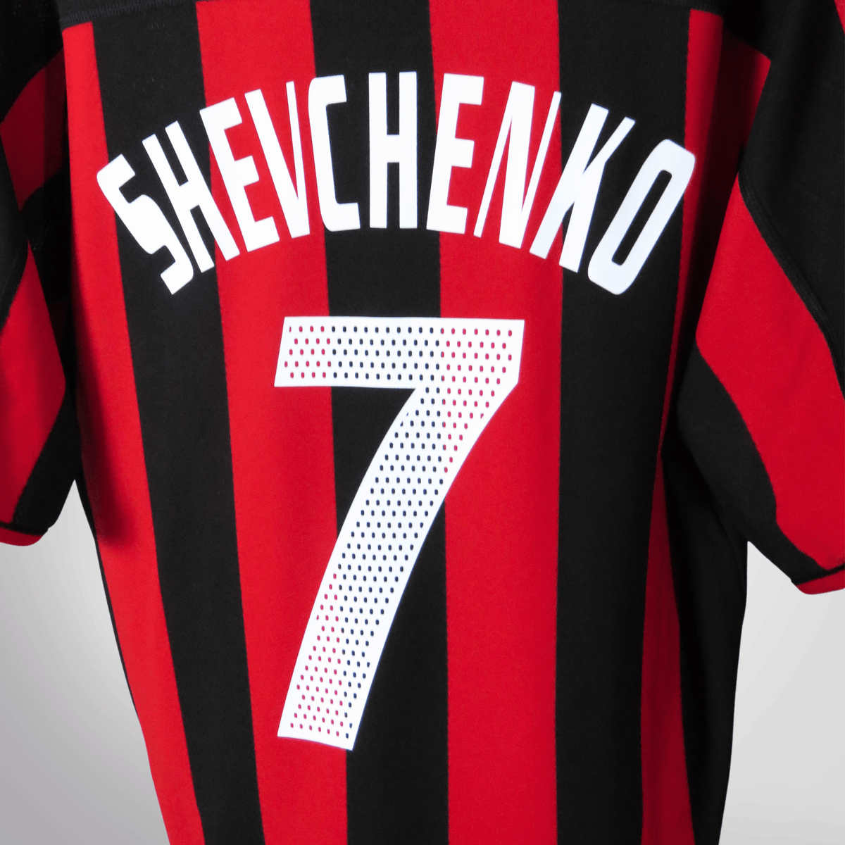 Retro AC Milan 2003-2004 Home football jersey by Adidas, Shevchenko 7, size M | Nostalgic Football Shirts