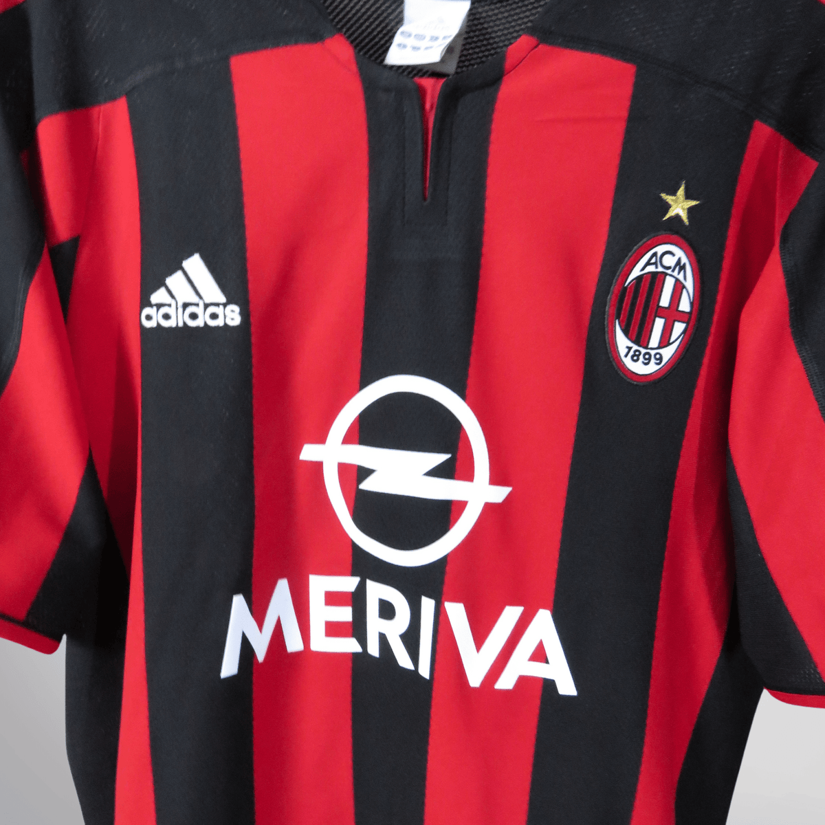 Original AC Milan 2003-2004 Home football shirt, size M, Shevchenko 7 | Nostalgic Football Shirts