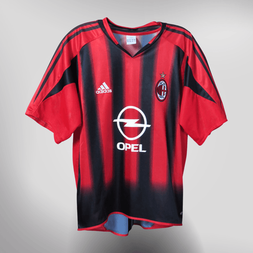 Authentic Adidas AC Milan 2004-2005 Home shirt, Maldini 3 on the back, size M | Nostalgic Football Shirts