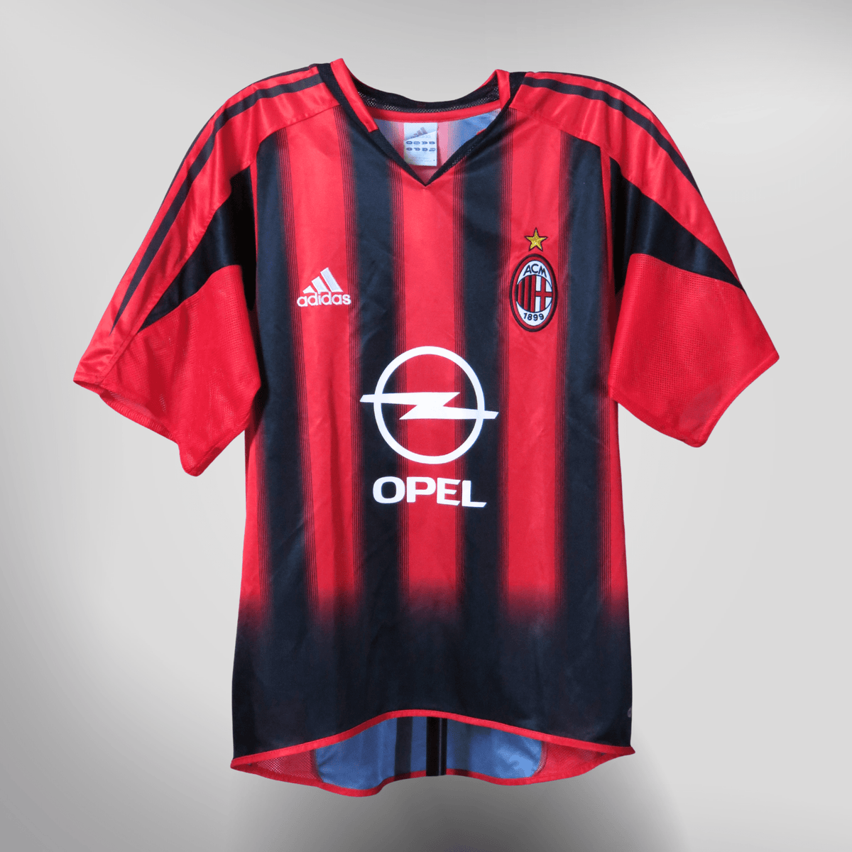 Authentic Adidas AC Milan 2004-2005 Home shirt, Shevchenko 7 on the back, size S | Nostalgic Football Shirts