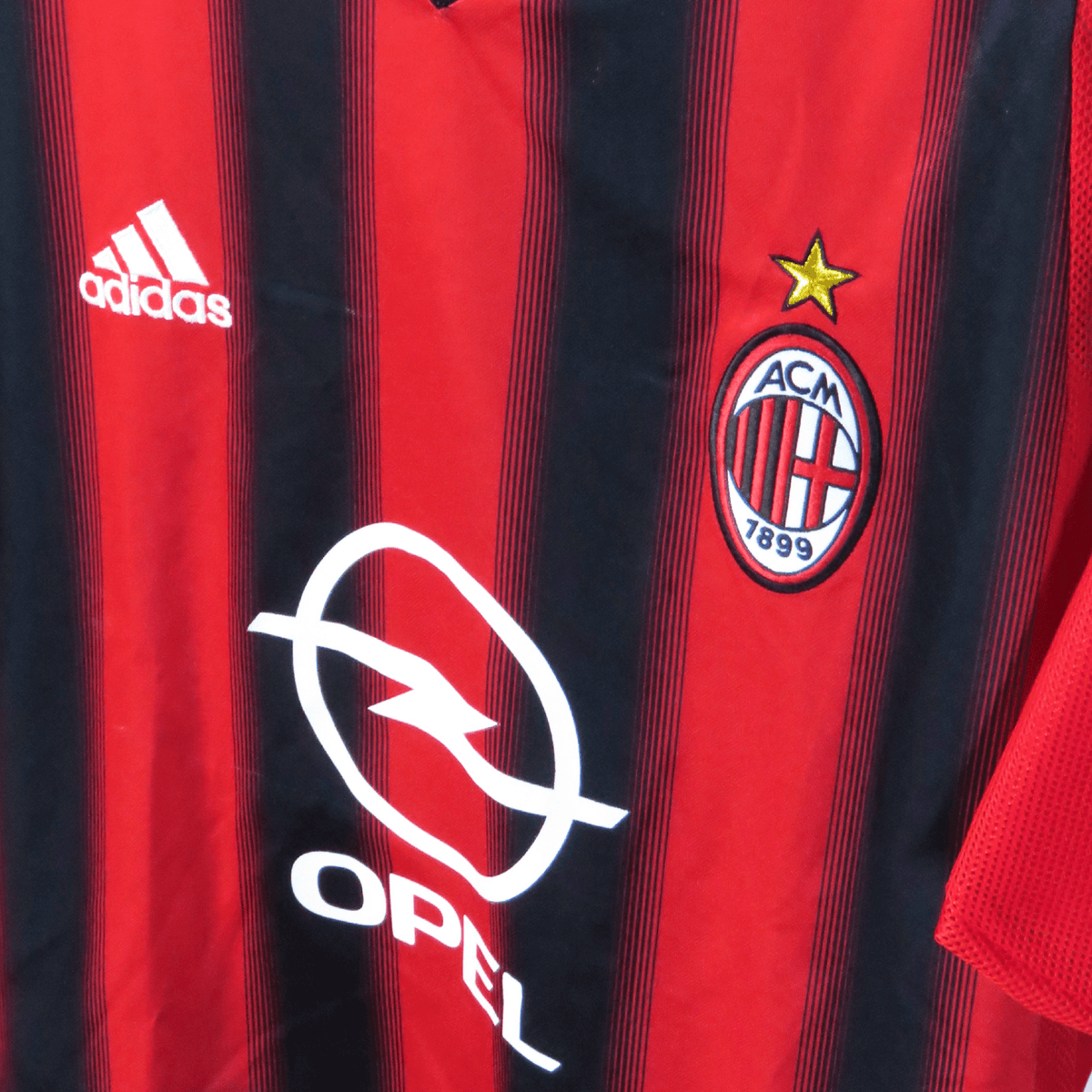 Original AC Milan 2004-2005 Home football shirt, size S, Shevchenko 7 | Nostalgic Football Shirts