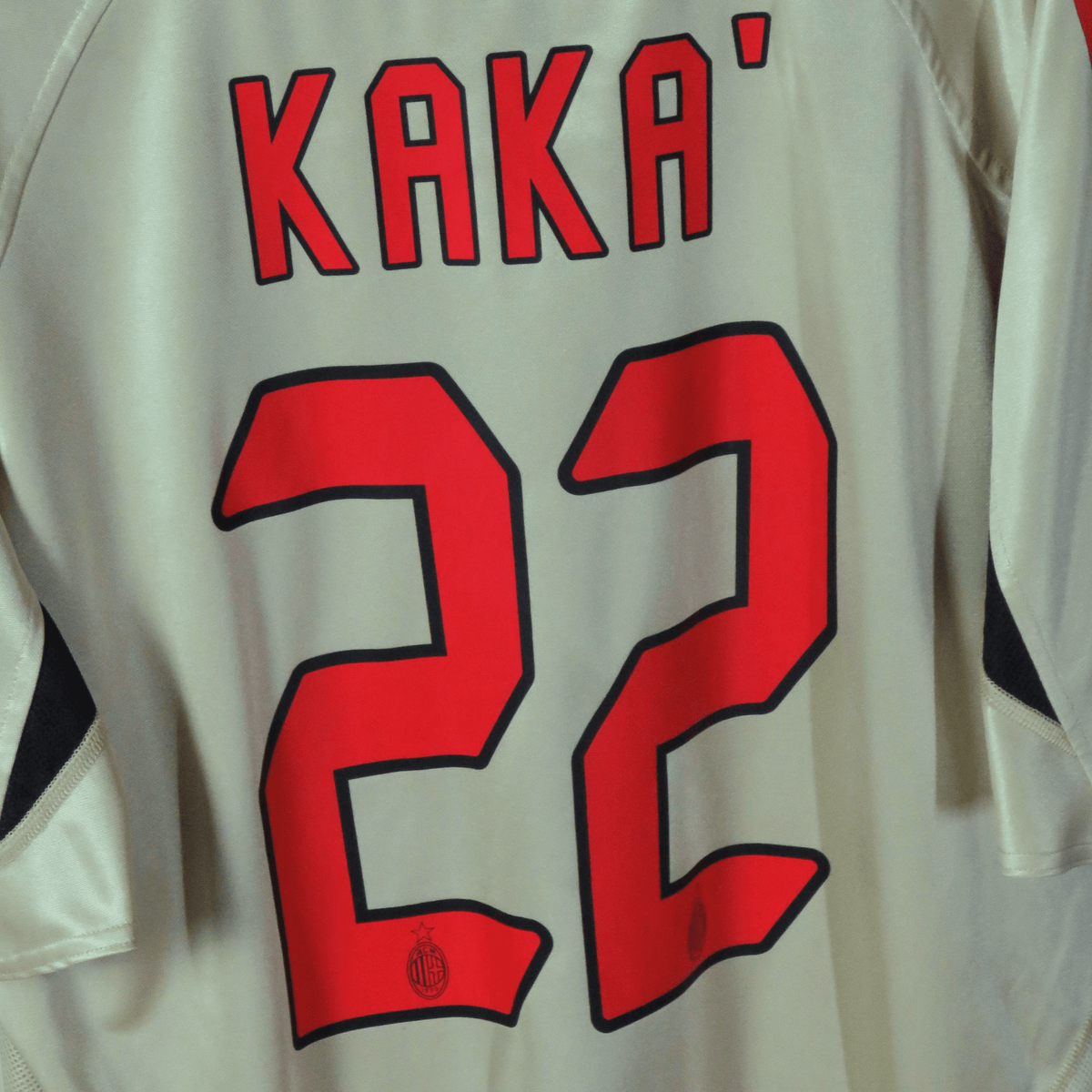 Retro AC Milan 2004-2005 Third football jersey by Adidas, Kaka 22, size L | Nostalgic Football Shirts