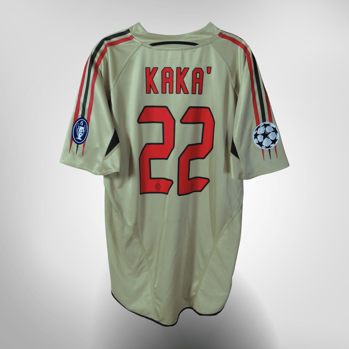 Vintage AC Milan 2004-2005 Third football shirt with Kaka 22 print, size L | Nostalgic Football Shirts