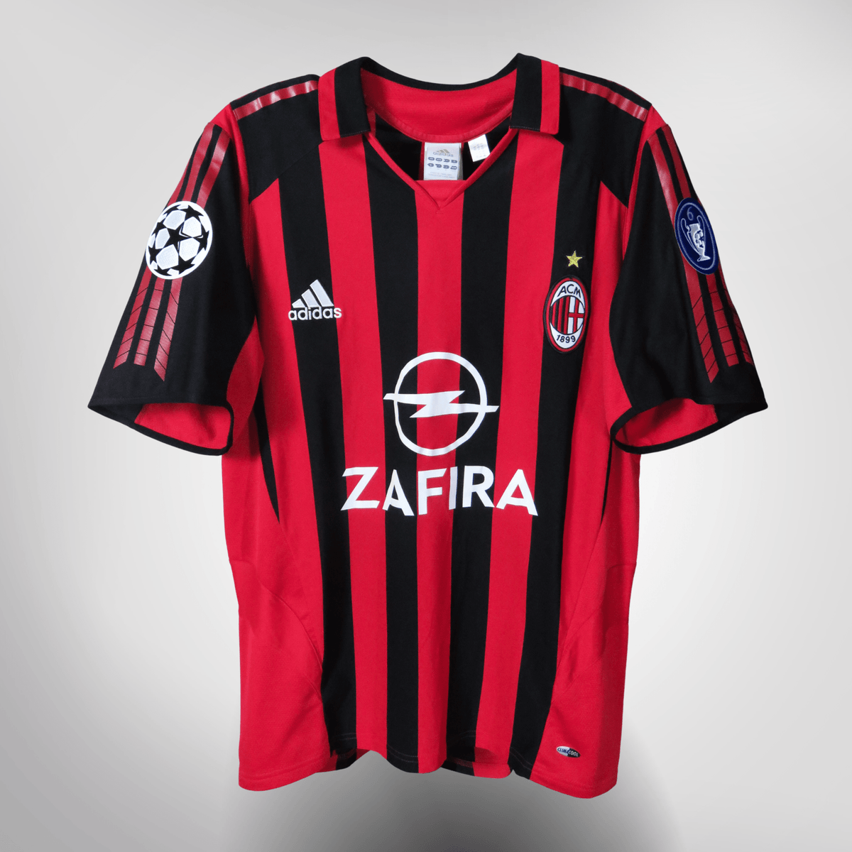 Authentic Adidas AC Milan 2005-2006 Home shirt, Pirlo 21 on the back, size M | Nostalgic Football Shirts