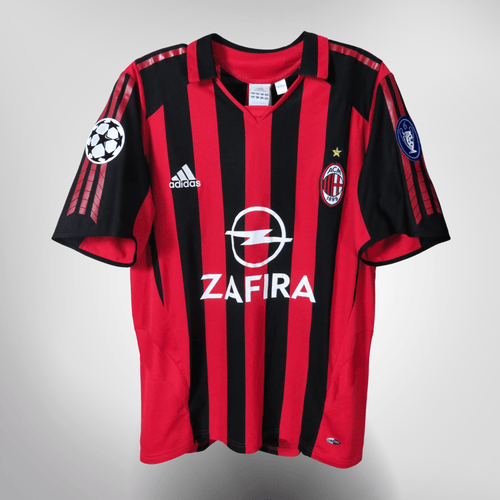 Authentic Adidas AC Milan 2005-2006 Home shirt, Pirlo 21 on the back, size M | Nostalgic Football Shirts