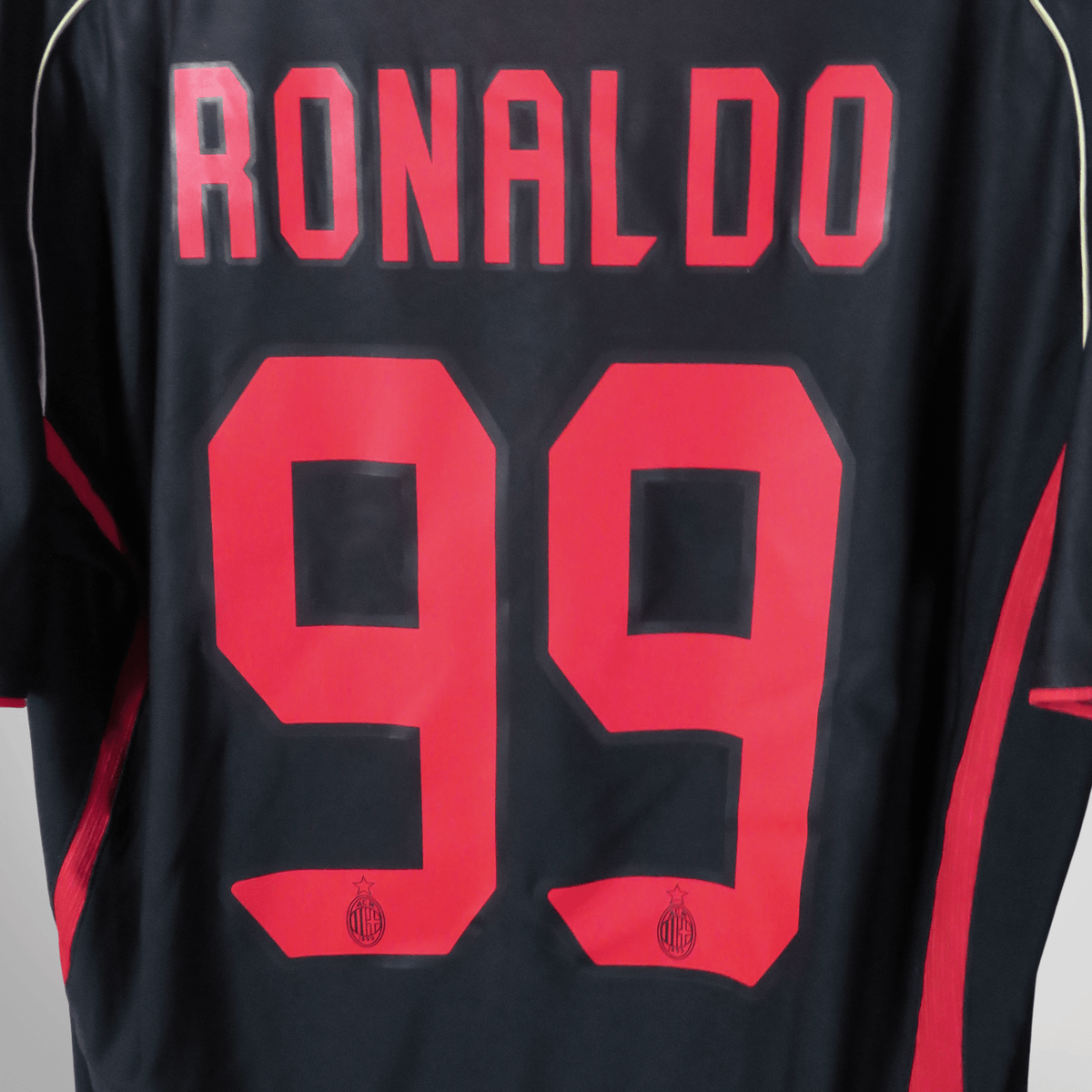 Retro AC Milan 2006-2007 Third football jersey by Adidas, Ronaldo 99, size L | Nostalgic Football Shirts