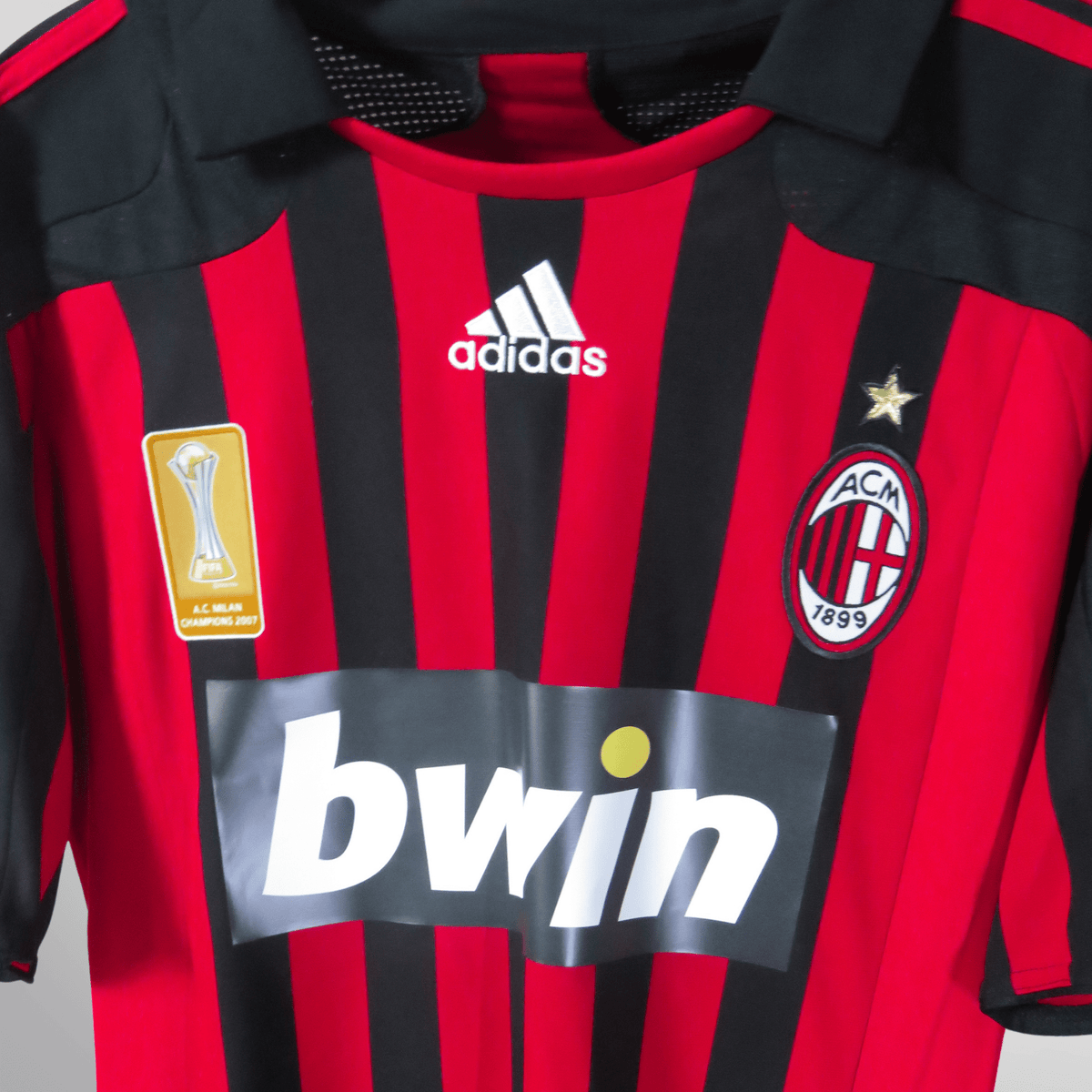 Original AC Milan 2007-2008 Home football shirt, size M, Pato 7 | Nostalgic Football Shirts
