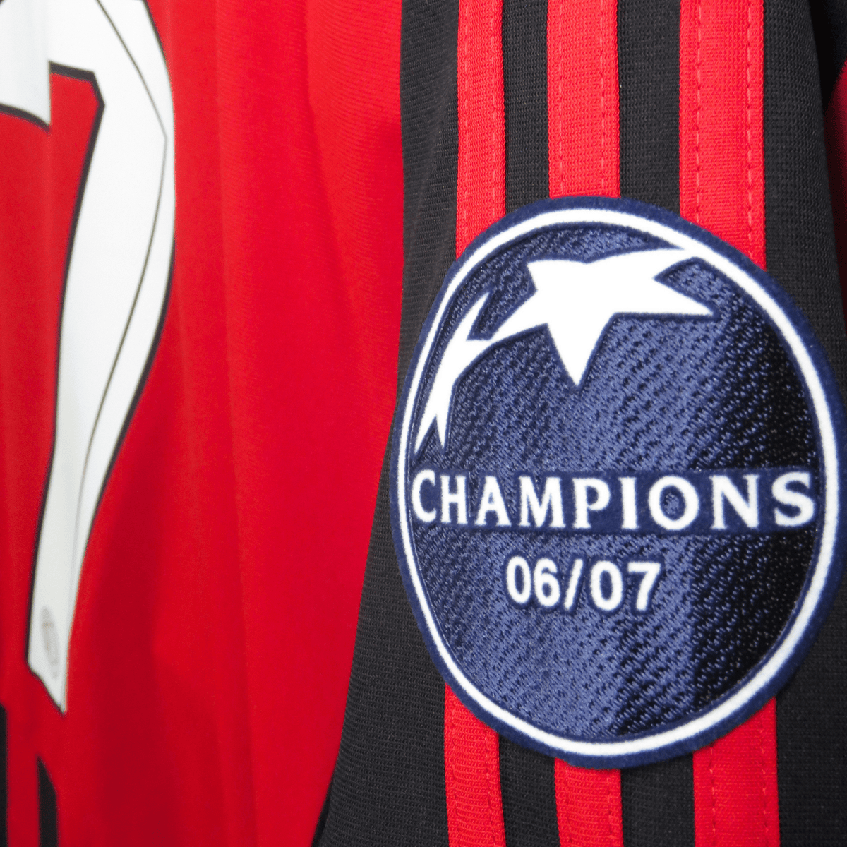 Authentic Adidas AC Milan 2007-2008 Home shirt, Pato 7 on the back, size M | Nostalgic Football Shirts